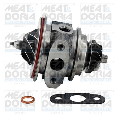 Core assembly, turbocharger